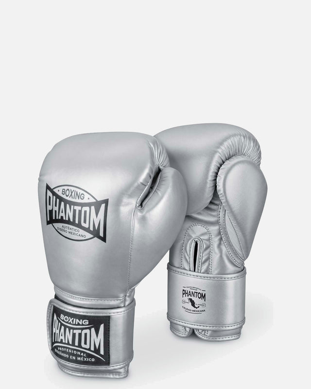 Boxerské rukavice Phantom Athletics Mexico Titan – Stříbrné