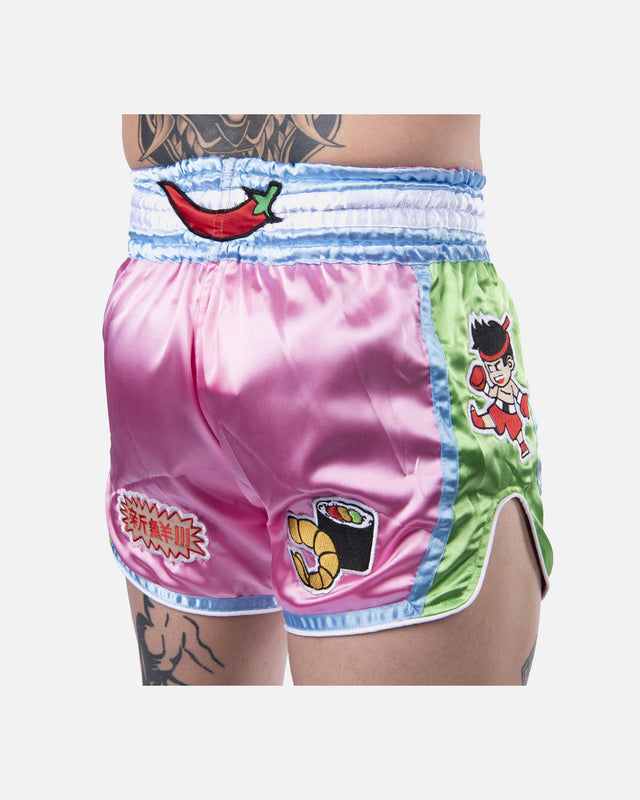 Calções de Muay Thai 8 WEAPONS Yummy – Cor-de-rosa