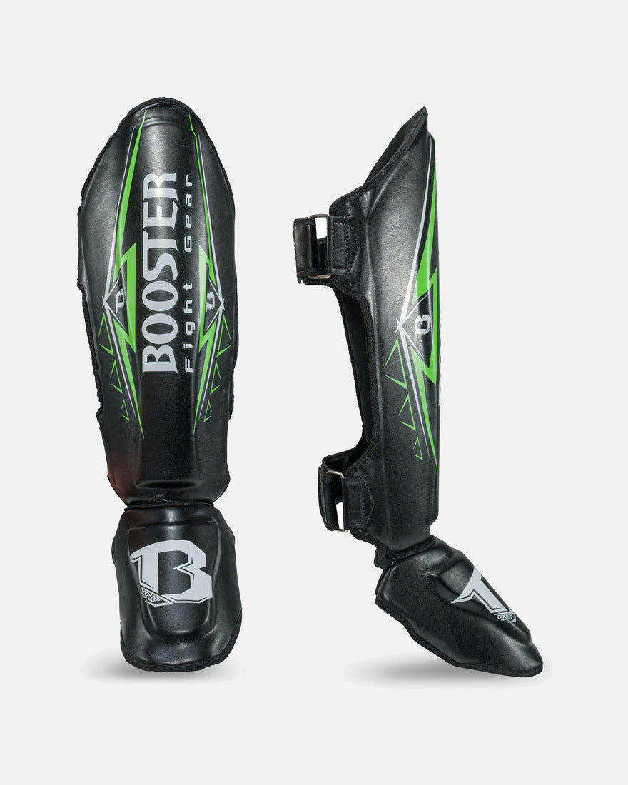 Caneleiras Booster Warrior Series – Preto