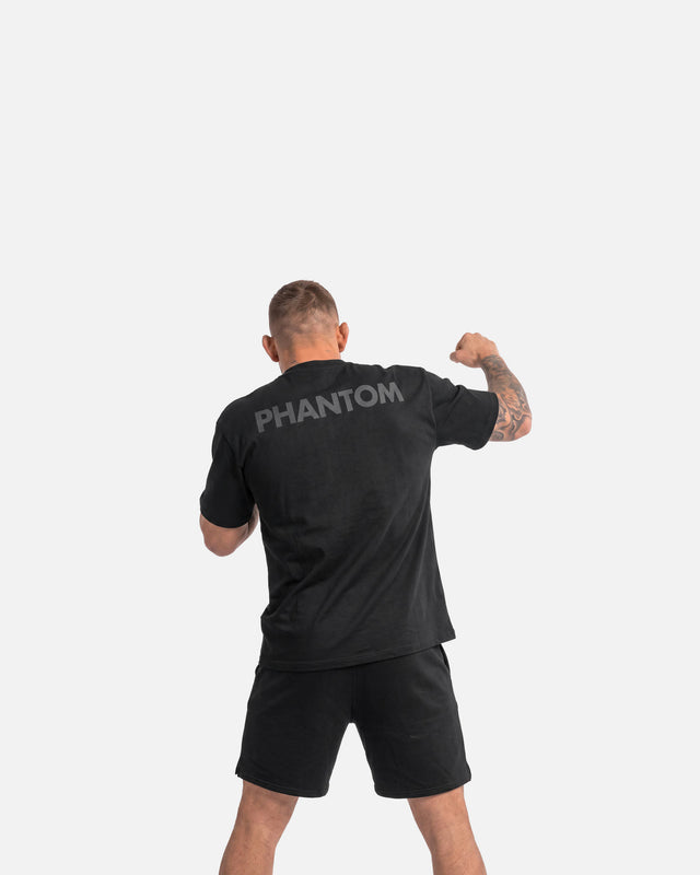 Camiseta Phantom Athletics Oversize Blacked – Negro