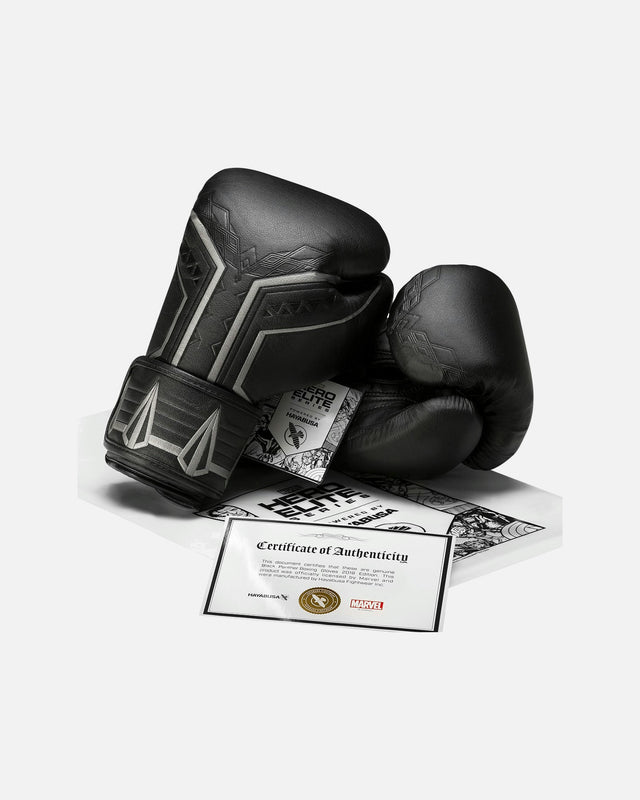 Hayabusa x Marvel Boxningshandskar Black Panther – Svart