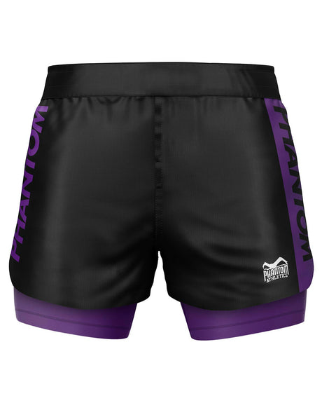 Phantom Athletics Compressie Shorts Fusion-R 2in1 Ranked - Bruin