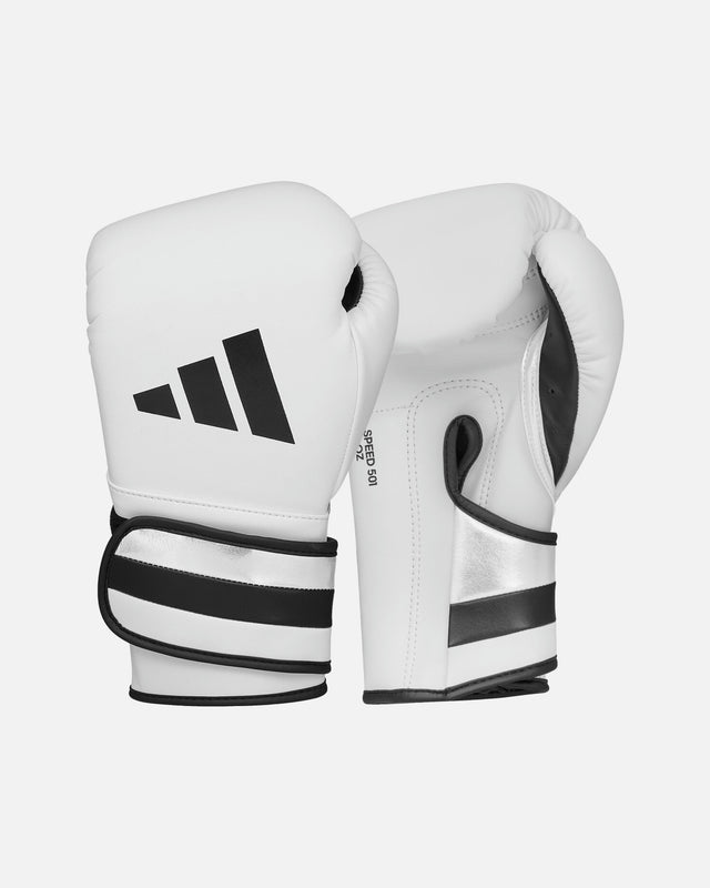 Adidas Boxhandschuhe Speed 501 – Weiß/Schwarz