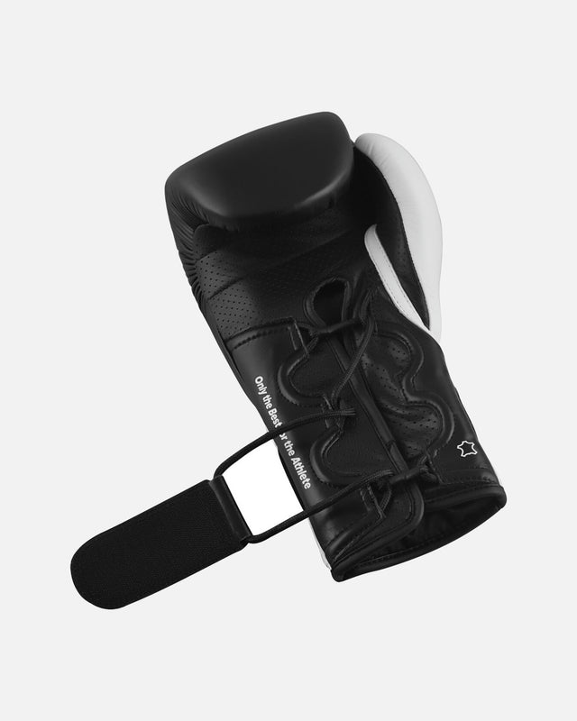 Guantes de boxeo Adidas Hybrid 350 Duo Lace – Negro/Blanco