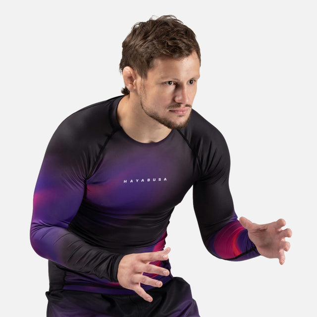 Rashguard Hayabusa Apex Nova Maniche Lunghe – Viola Ultravioletto