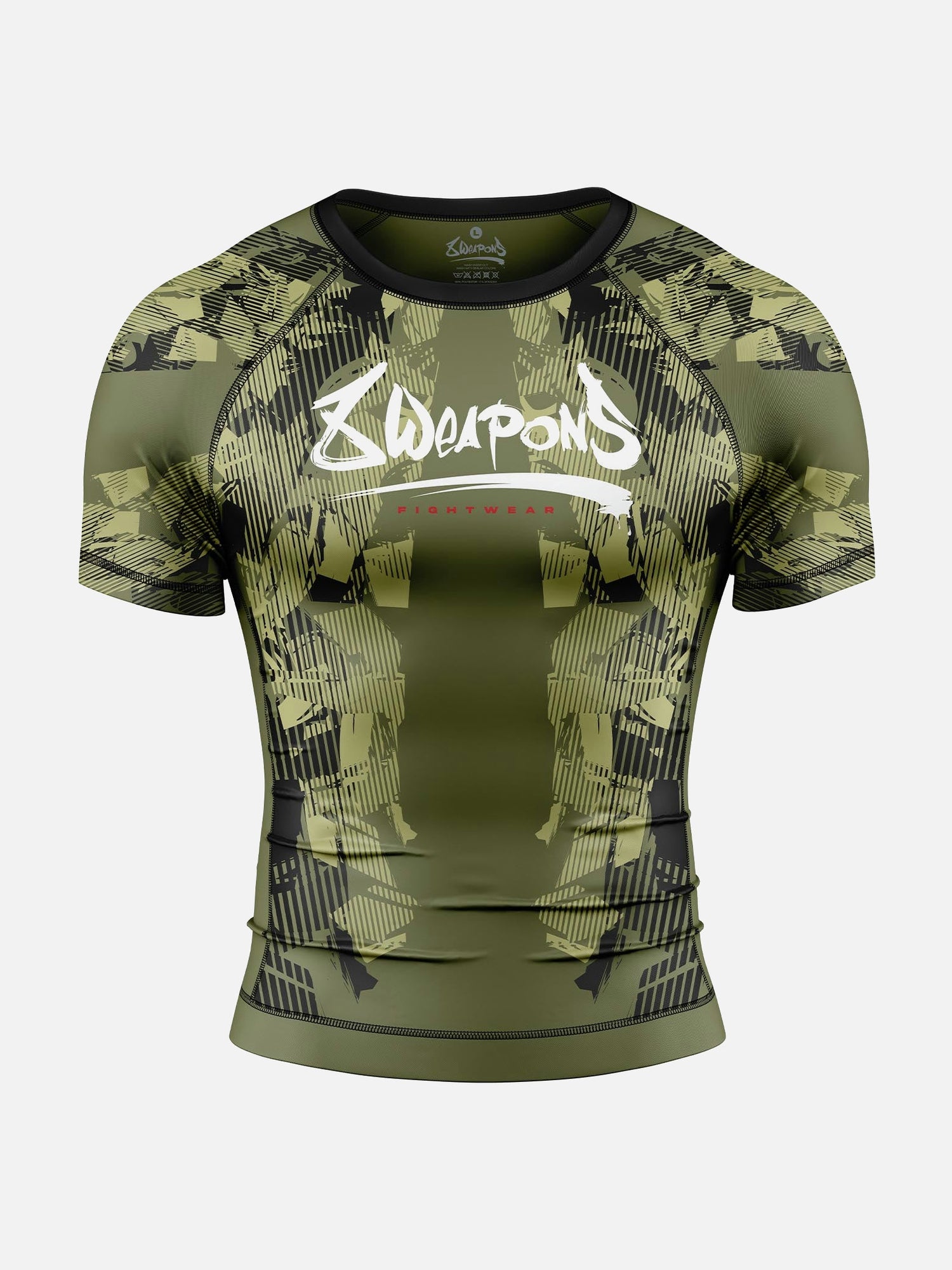 Rashguard 8 WEAPONS Hit 2.0 – Oliwkowy/Czarny