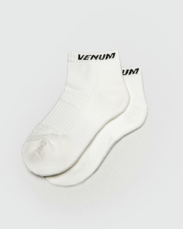 Venum Essential Knöchelsocken – Weiß – 3er-Set