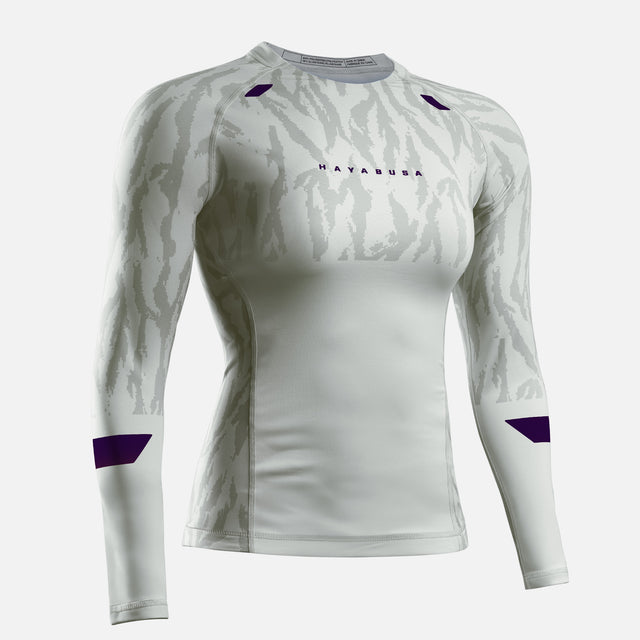 Rashguard Hayabusa Apex Vantage Maniche Lunghe Donna – Beige