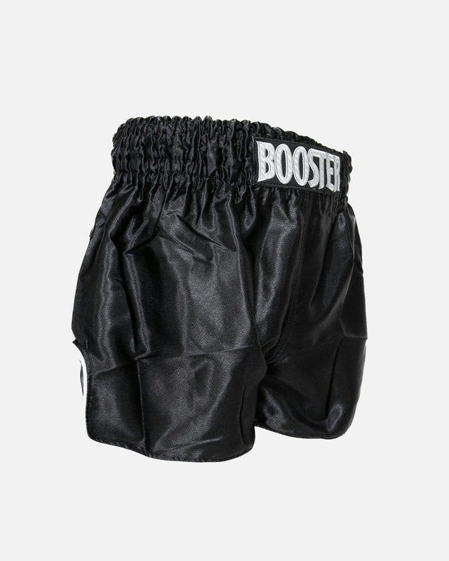 Pantaloncini Muay Thai Booster Plain V2 – Nero