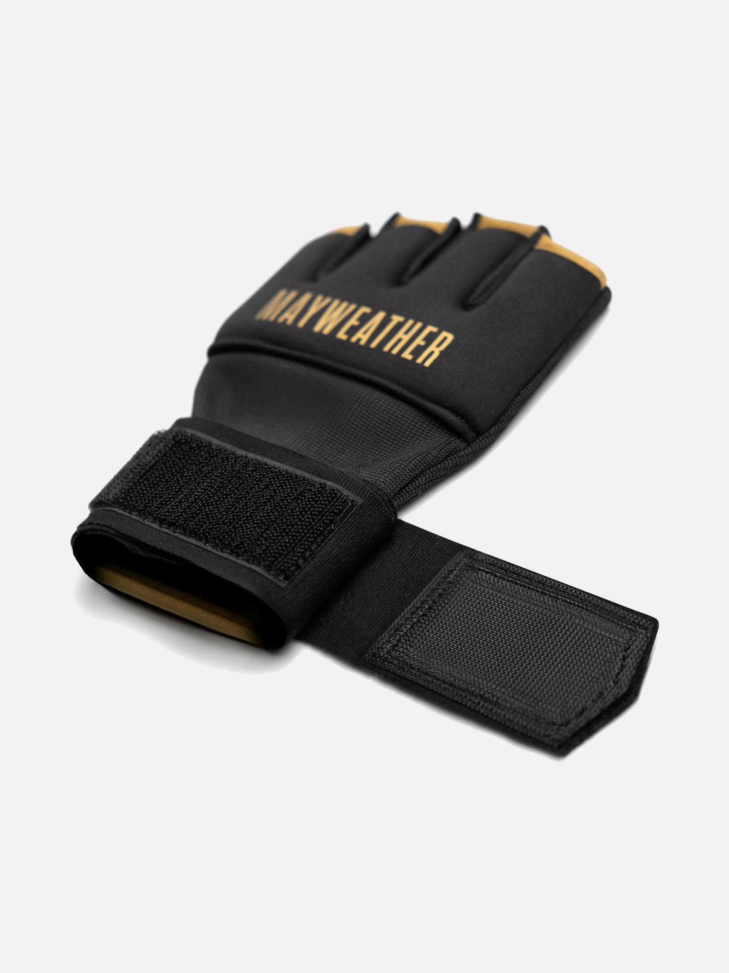 Hayabusa x Mayweather Inderhandsker Deluxe Quick Wraps - Sort/Guld