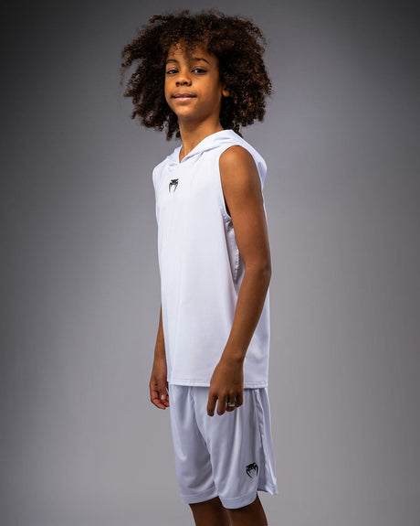 Sudadera sin mangas Venum Elite Niños - Blanco