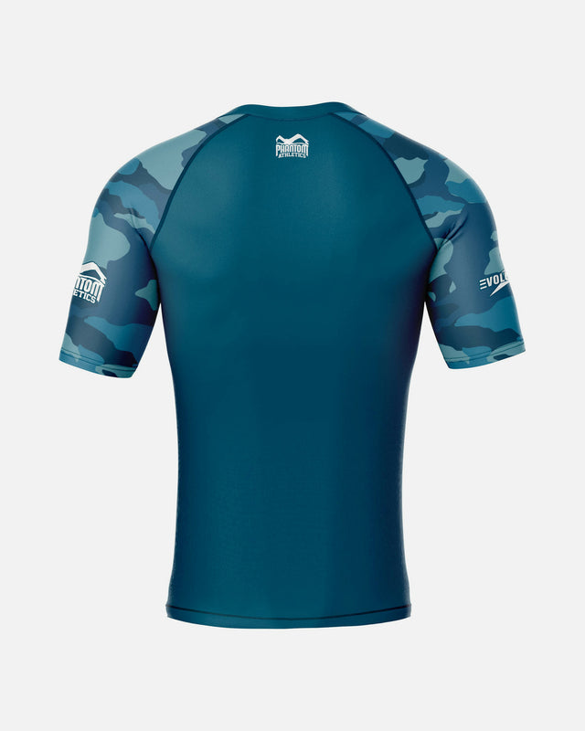 Phantom Athletics Rashguard Warfare - Marineblauw Camo