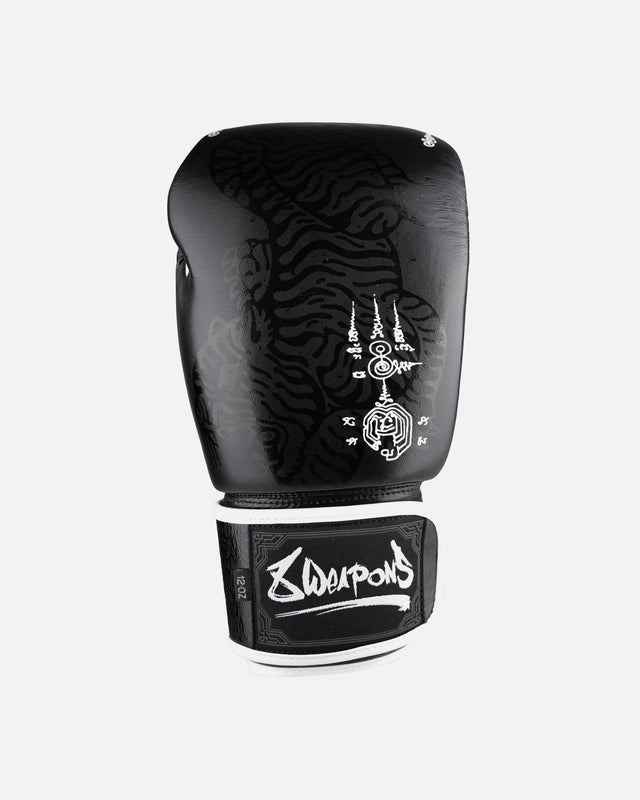 Luvas de boxe 8 WEAPONS Sak Yant Big Tiger – Preto