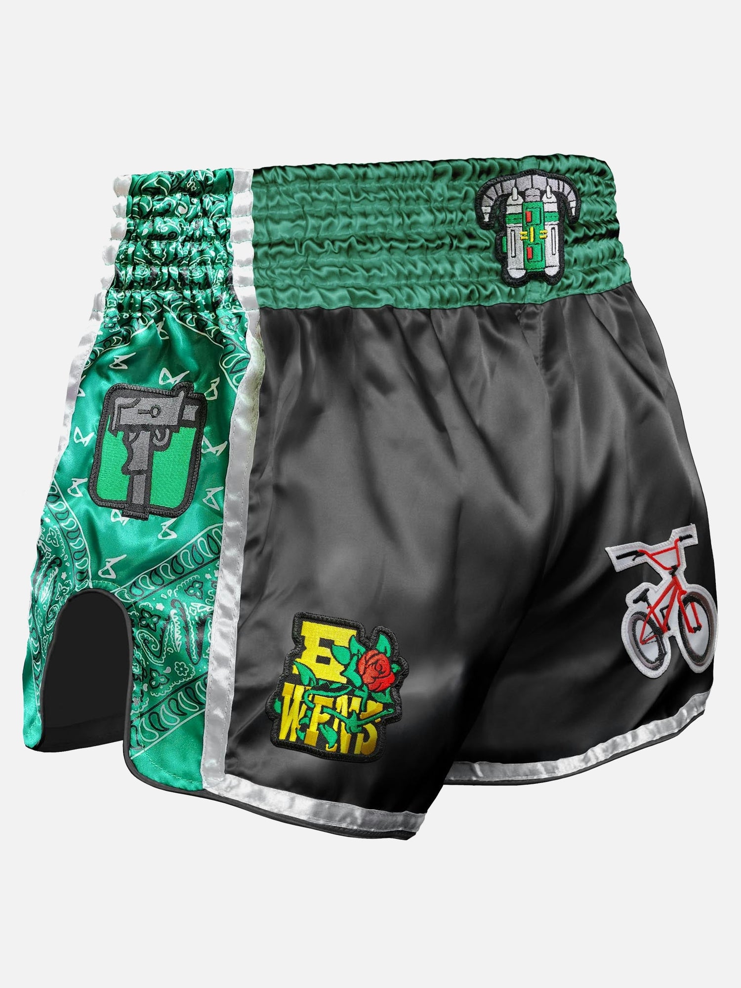 8 WEAPONS Muay Thai Shorts West Coast – Green