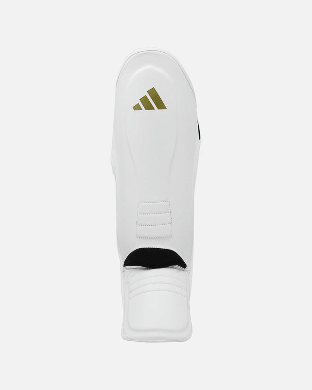 Paratibie Adidas Speed Thai Shin-n-Step – Bianco/Oro