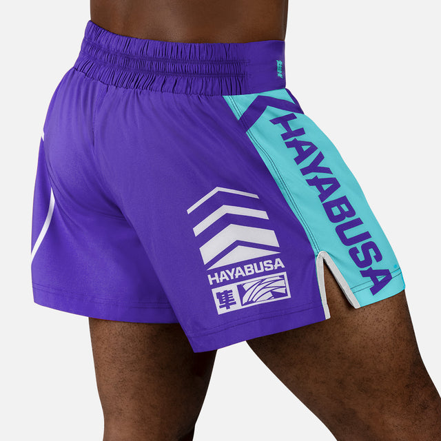 Hayabusa Muay Thai-shorts Icon – Lila/Vit