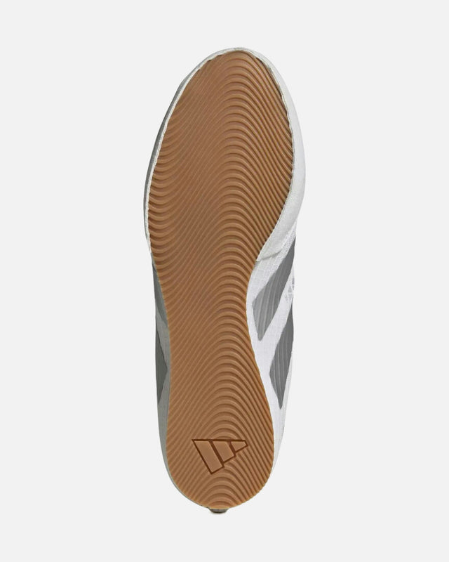 Botas de boxeo Adidas Box Hog 4 – Blanco/Plata