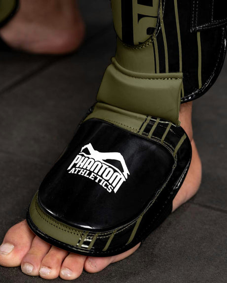 Phantom Athletics APEX Hybrid Benskydd – Armégrön