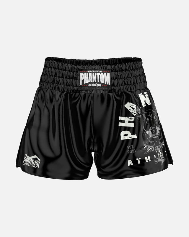 Phantom Athletics Muay Thai shorts Dobermann - Sort