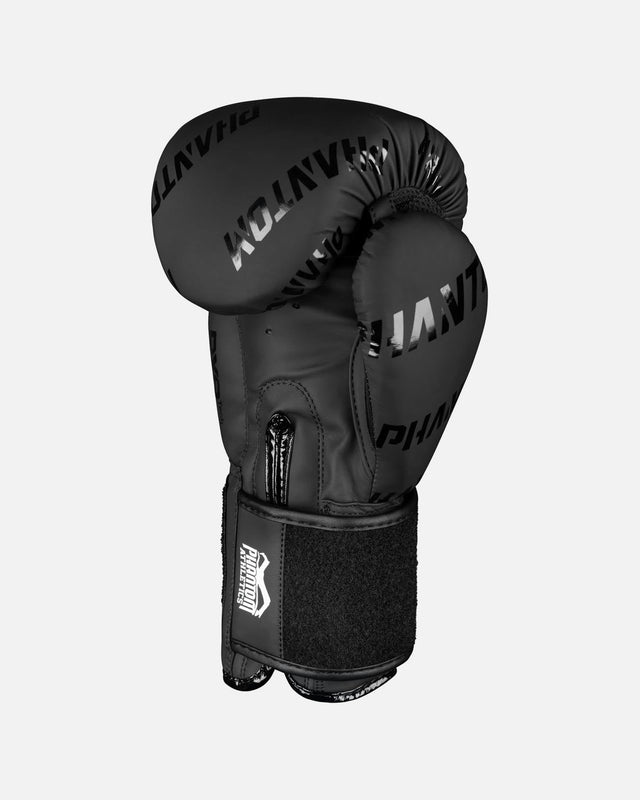 Guantes de boxeo Phantom Athletics Velcro – Negro/Blanco