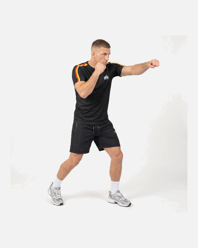 Triko Phantom Athletics T-Shirt EVO+ Germany AS – Černá/Červená/Zlatá