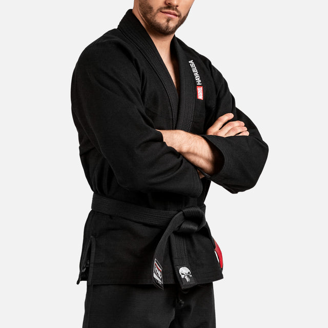 Marvel BJJ Gi The Punisher - Zwart
