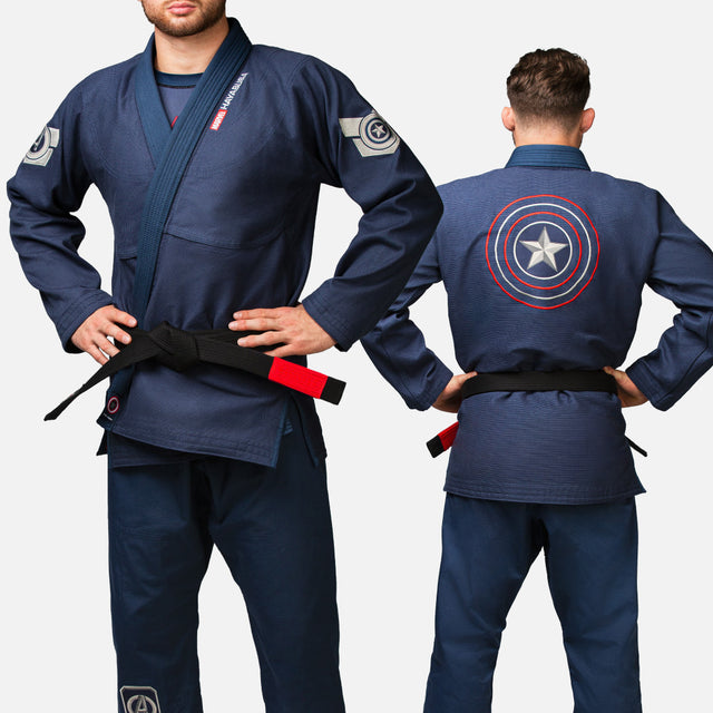 Kimono de BJJ Marvel Captain America – Bleu
