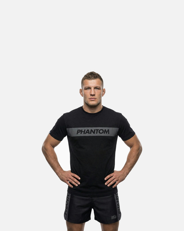 Camiseta Phantom Athletics Apex – Negro/Gris