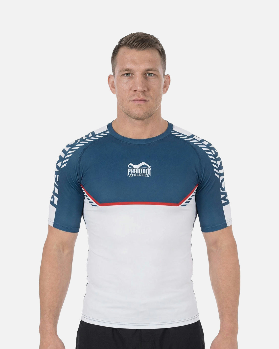 Phantom Athletics Rashguard EVO Apex Korte Mouwen – Blå