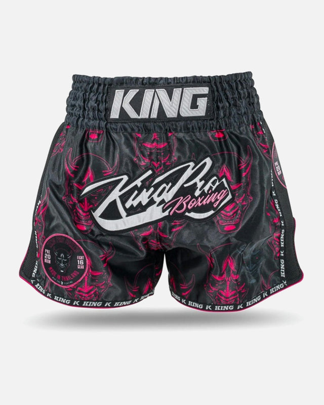 Spodenki Muay Thai King Pro Boxing Devil – Czarne
