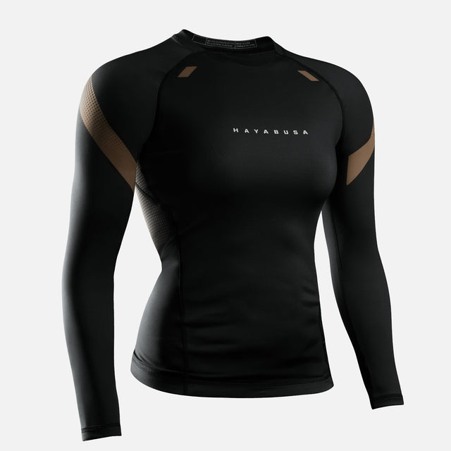 Rashguard Hayabusa Pro Ranked Maniche Lunghe Donna – Marrone