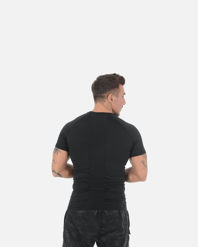 Rashguard Phantom Athletics Tactic Manica Corta - Nero