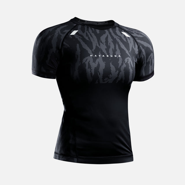 Hayabusa Rashguard Apex Vantage Krátký rukáv Dámské - Černé