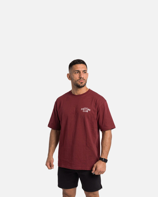 Koszulka Phantom Athletics T-Shirt FIGHTING CLUB Oversize Heavy – Bordeaux