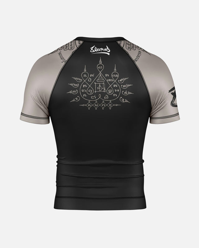 Rashguard 8 WEAPONS 8 Ways Yant 2.0 – Černá/Písková