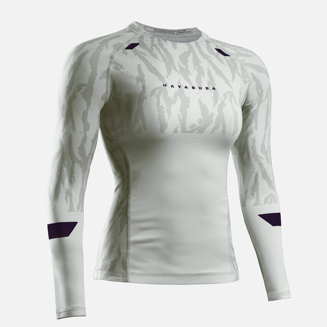 Rashguard Hayabusa Apex Vantage Maniche Lunghe Donna – Beige