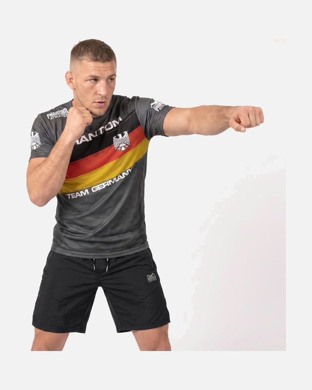T-shirt da allenamento Phantom Athletics EVO Germany – Nero