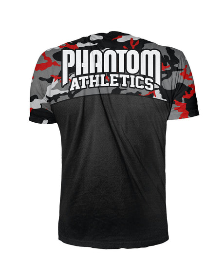 Phantom Athletics Trainingsshirt EVO Camo - Rood