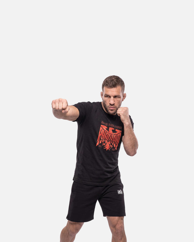 Tricou Phantom Athletics Germany Never Back Down – Negru/Roșu