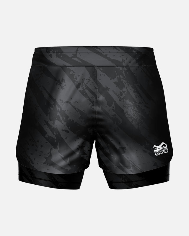Pantaloncini MMA Phantom Athletics Fusion 2in1 Camo Tiger – Grigio