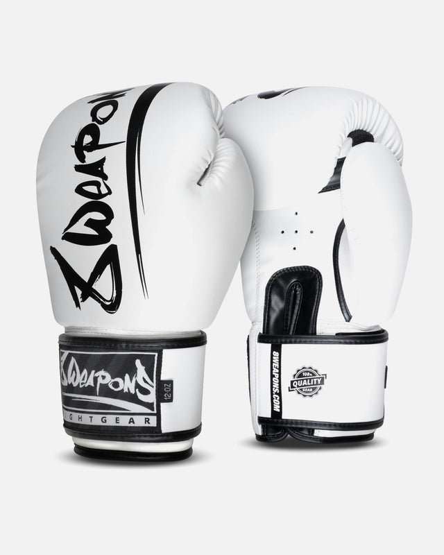 Luvas de boxe 8 WEAPONS Unlimited 2.0 – Branco/Preto