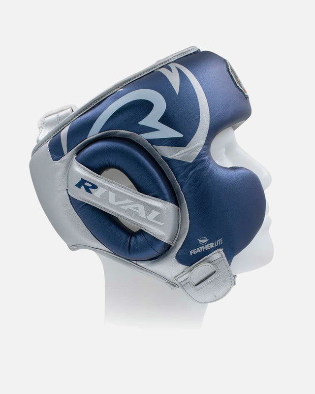 Casco da boxe Rival RHG100 Professional – Blu/Argento