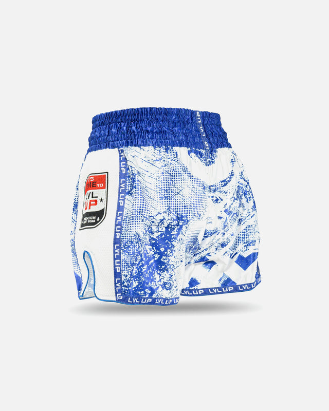 Spodenki Muay Thai LVL UP Stadium – Niebieskie