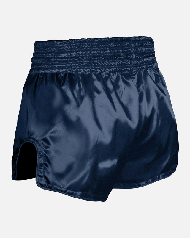 8 WEAPONS Muay Thai shorts Strike – Mørkeblå/Hvid