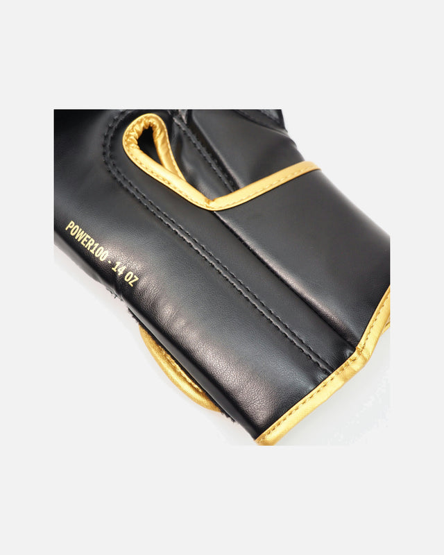 Adidas Boxhandschuhe Power 100 – Schwarz/Gold