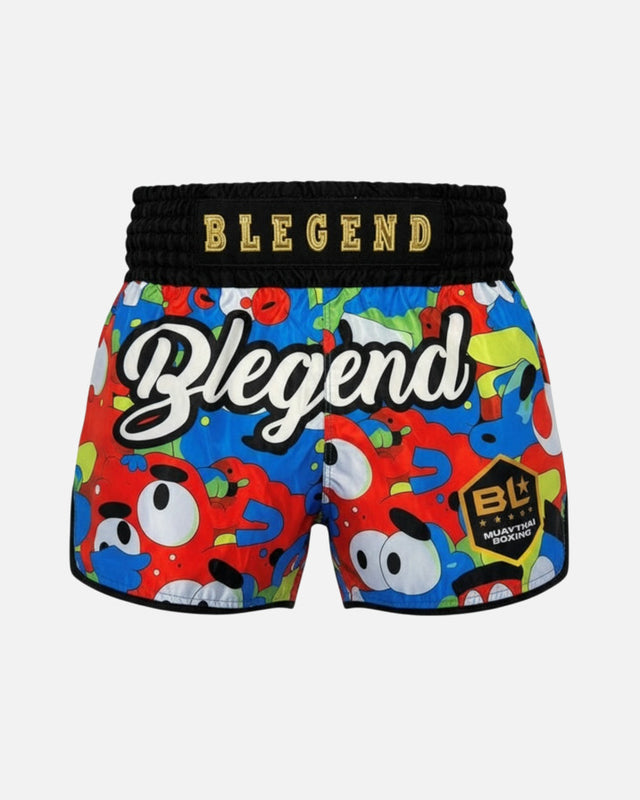 Pantaloni scurți Muay Thai Blegend Legend 10 – Negru