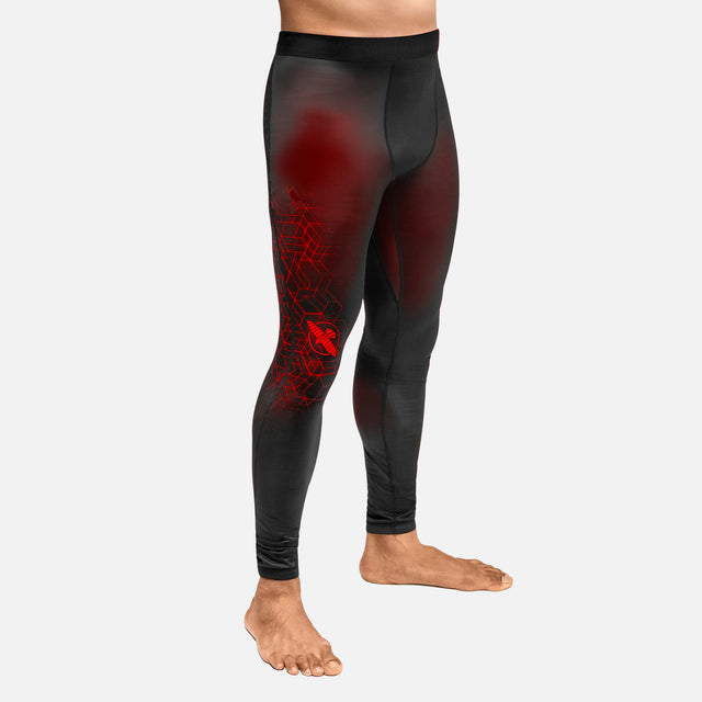 Shorts de compression Hayabusa Geo – Rouge