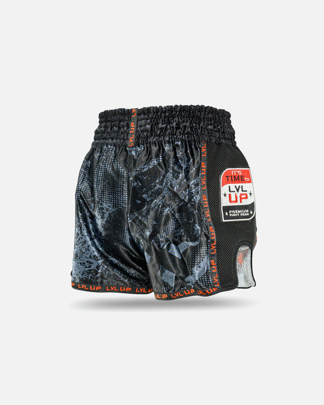 Pantalones de Muay Thai LVL UP Stadium – Negro