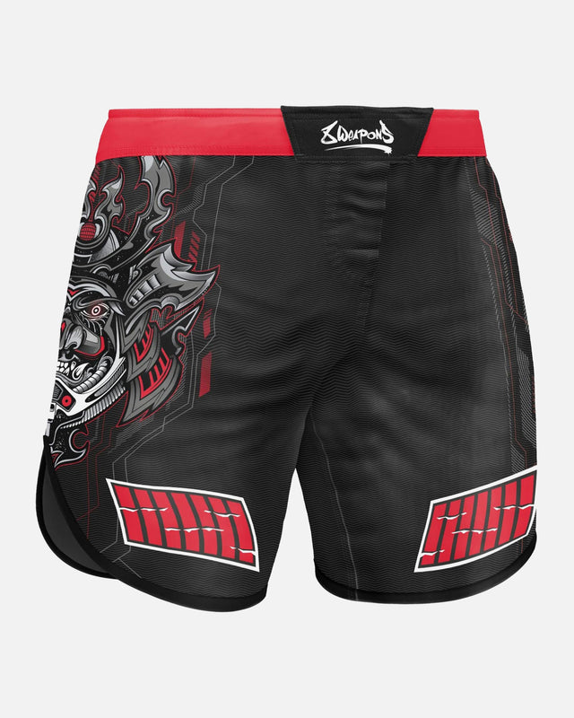 Pantaloncini MMA 8 WEAPONS Samurai 2.0 – Nero/Rosso