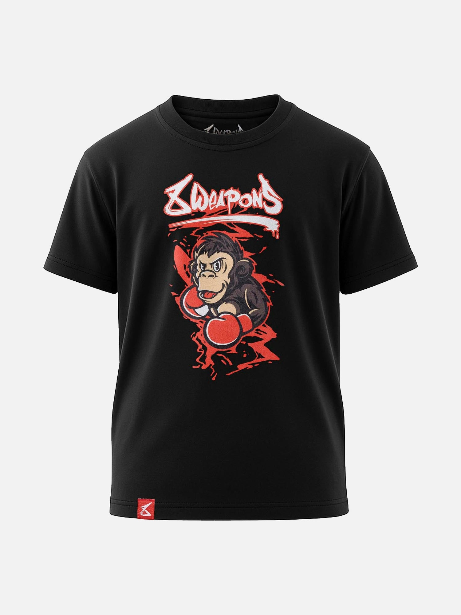 8 WEAPONS T-Shirt Joe – Svart/Röd